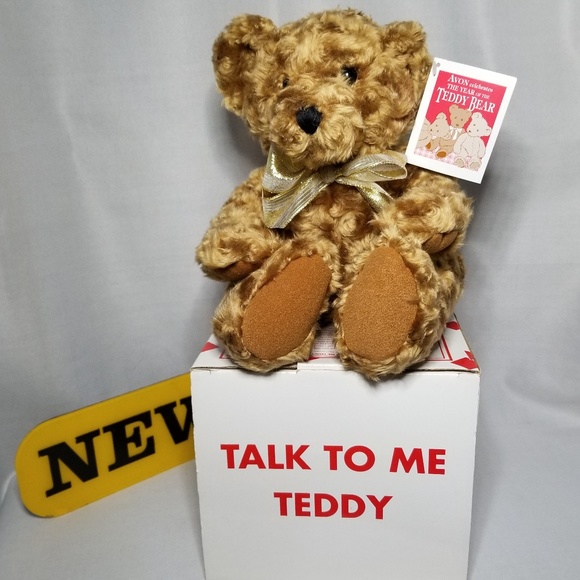 avon talking teddy bear instructions